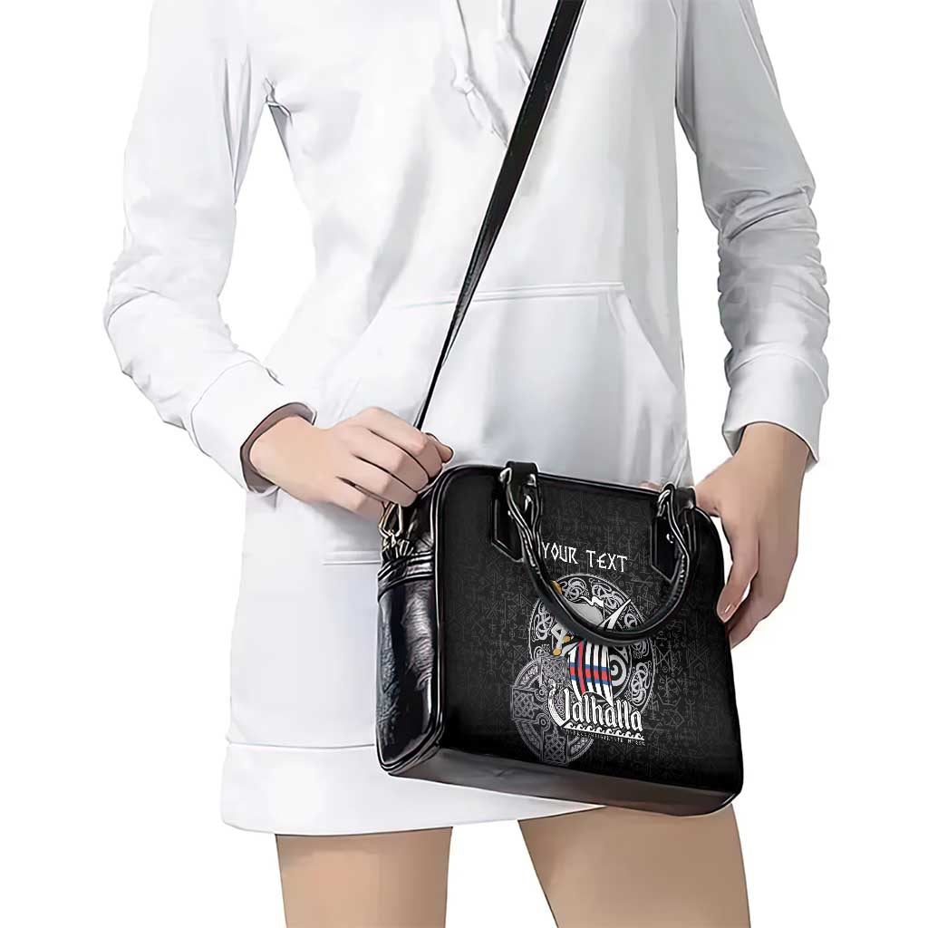 Personalized Viking Faroe Islands Shoulder Handbag Valhalla Viking Pattern LT18