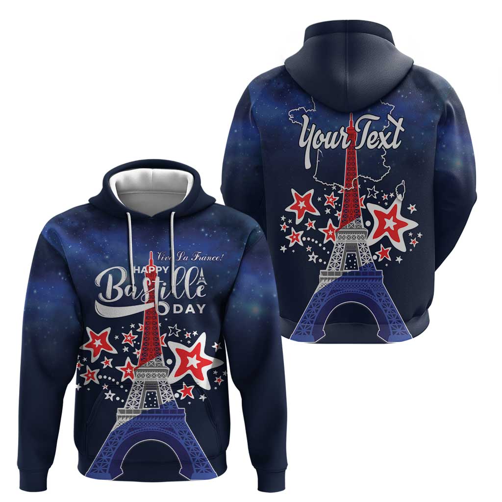 Personalized Happy Bastille Day Hoodie Vive la France! LT18