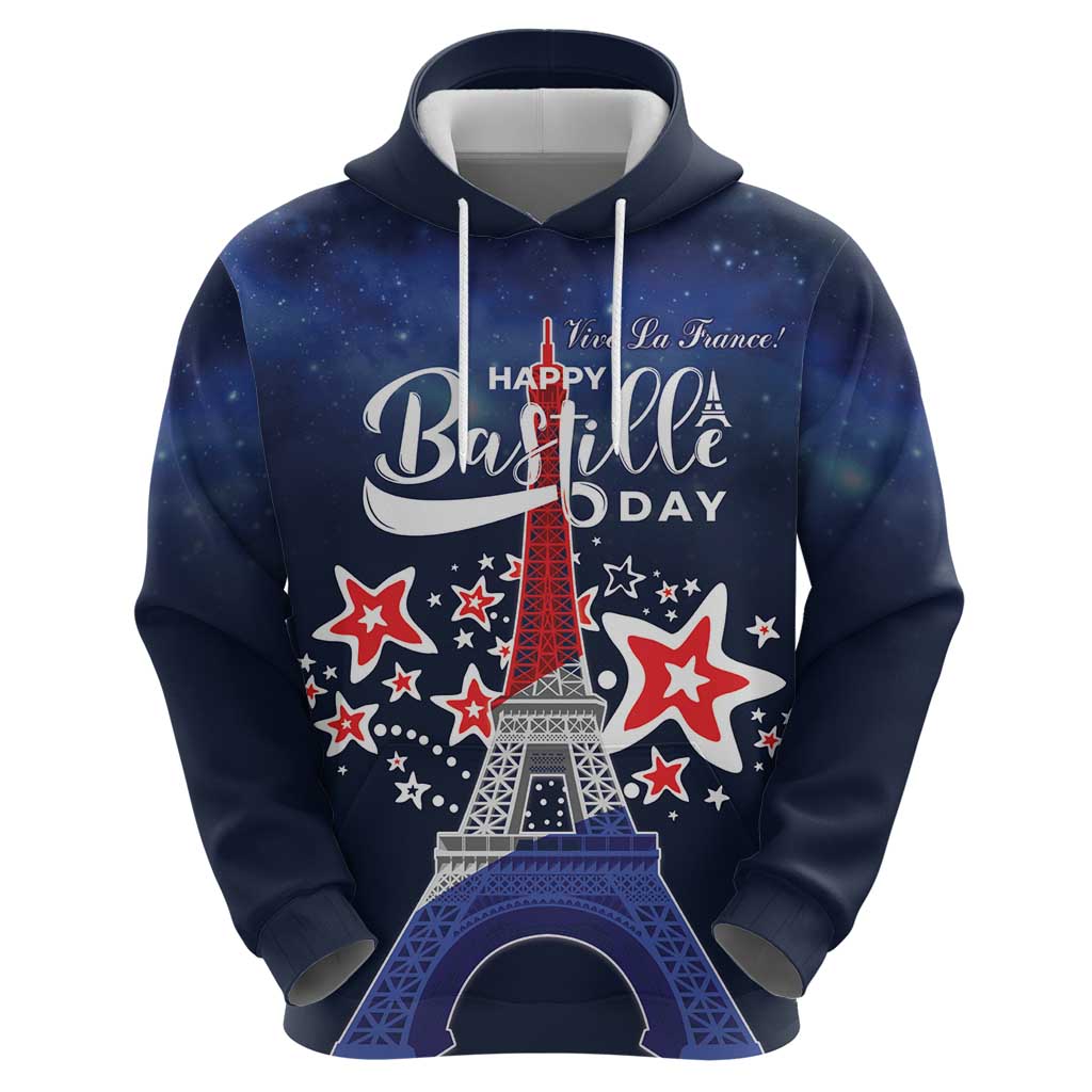 Personalized Happy Bastille Day Hoodie Vive la France! LT18
