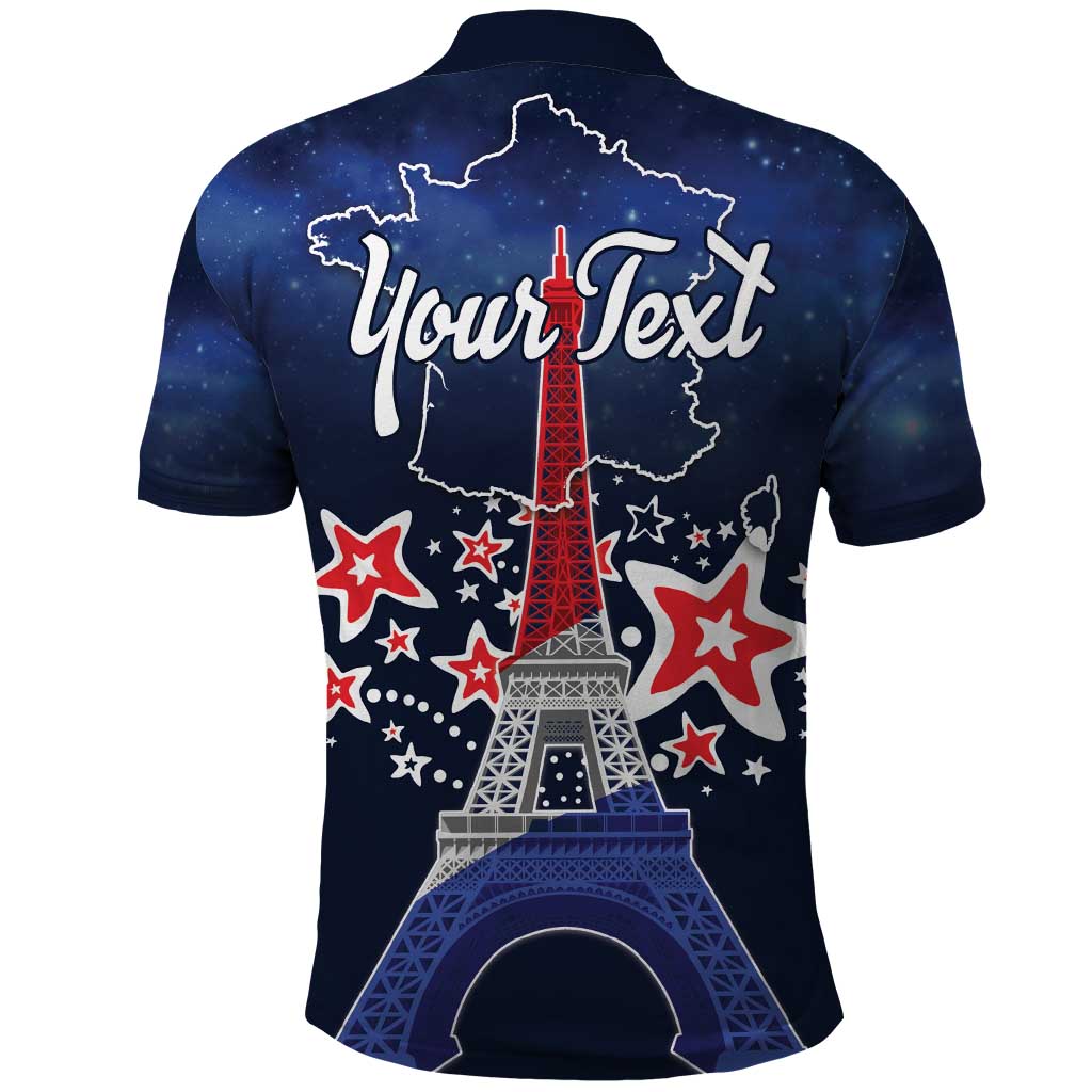 Personalized Happy Bastille Day Polo Shirt Vive la France! LT18