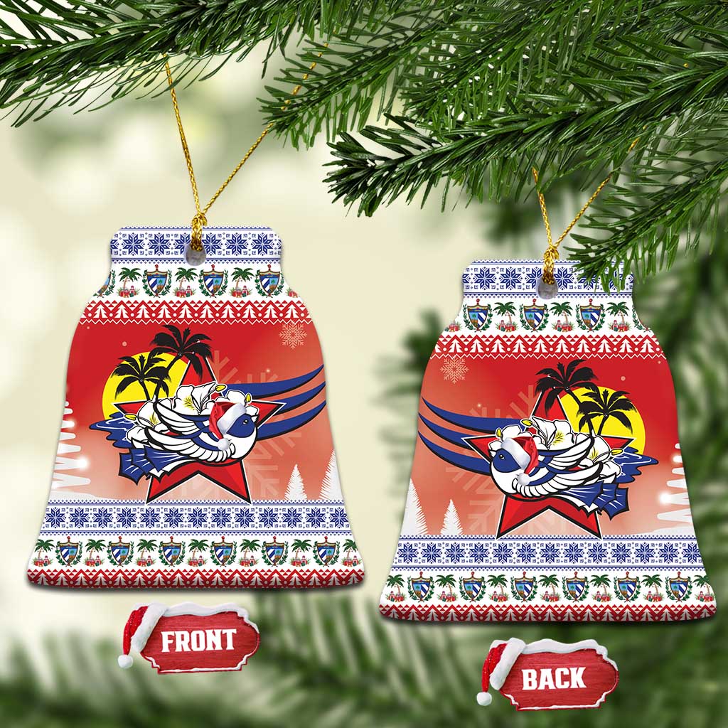 Cuba Cuban Trogon Christmas Ceramic Ornament Patria o Muerte Venceremos LT18