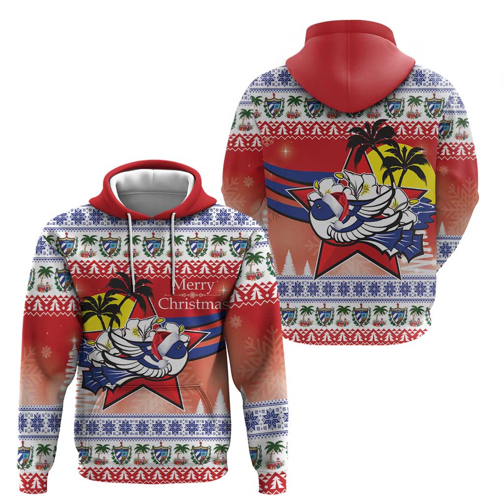 Cuba Cuban Trogon Christmas Hoodie Patria o Muerte Venceremos LT18