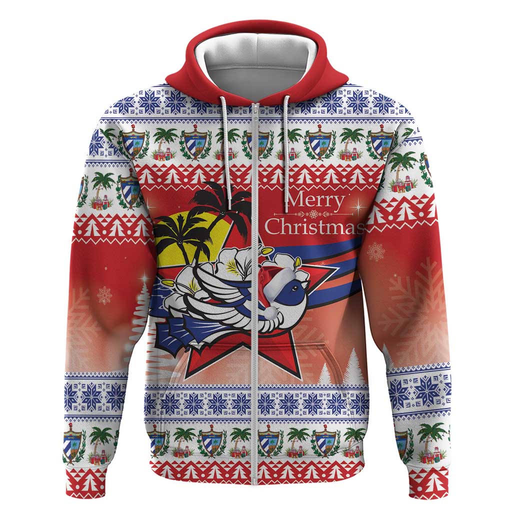 Cuba Cuban Trogon Christmas Hoodie Patria o Muerte Venceremos LT18