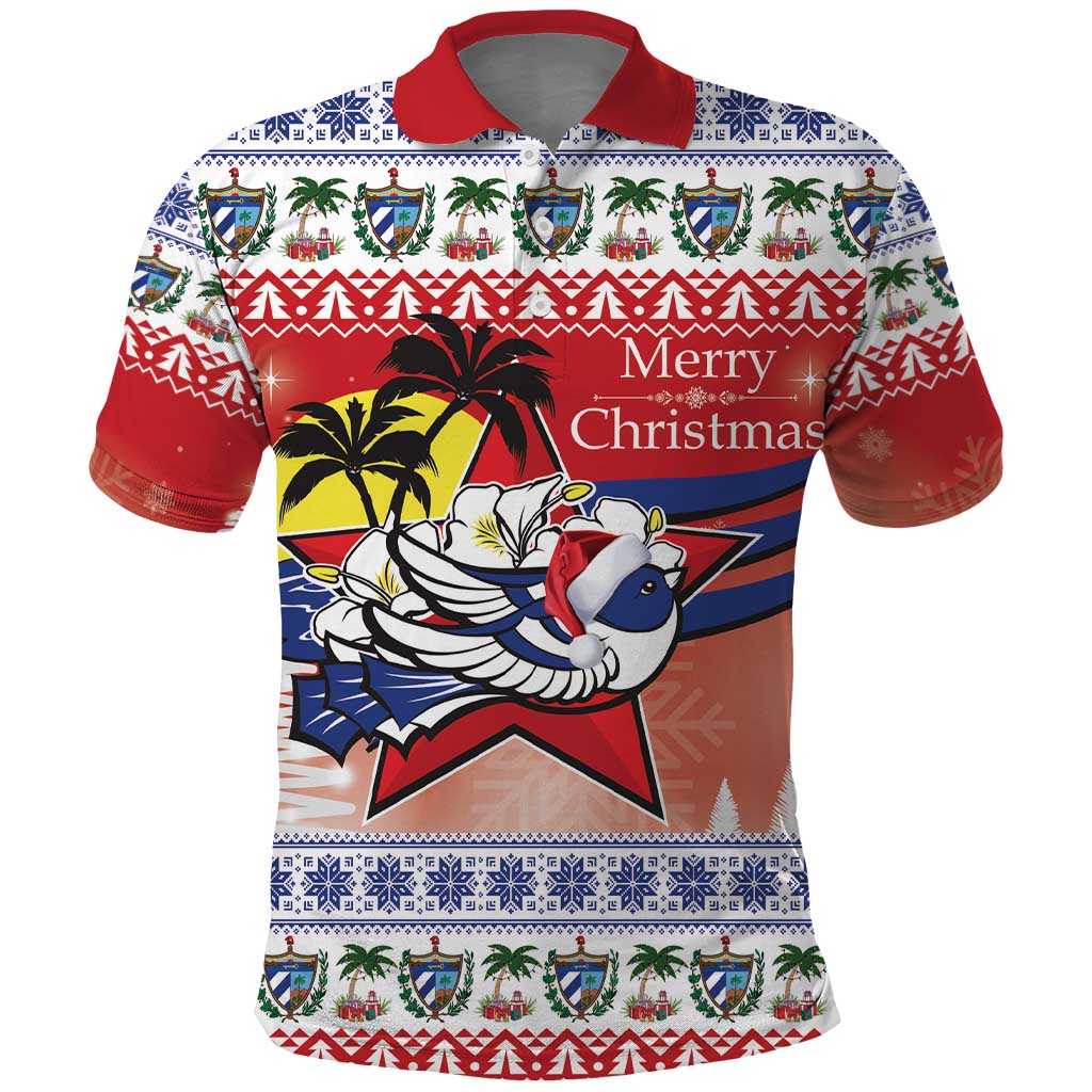 Cuba Cuban Trogon Christmas Polo Shirt Patria o Muerte Venceremos LT18