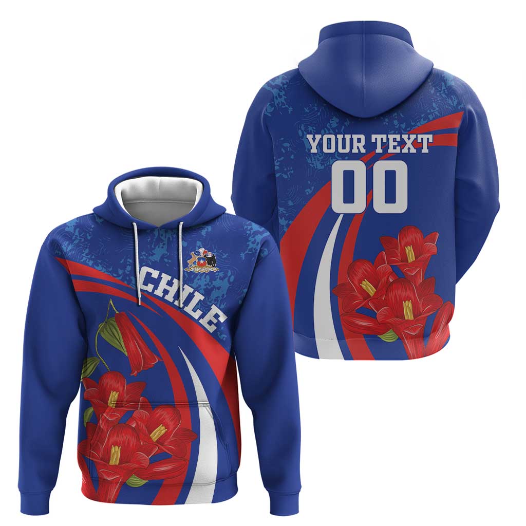 Custom Chile Lapageria Hoodie With Grunge Style LT18