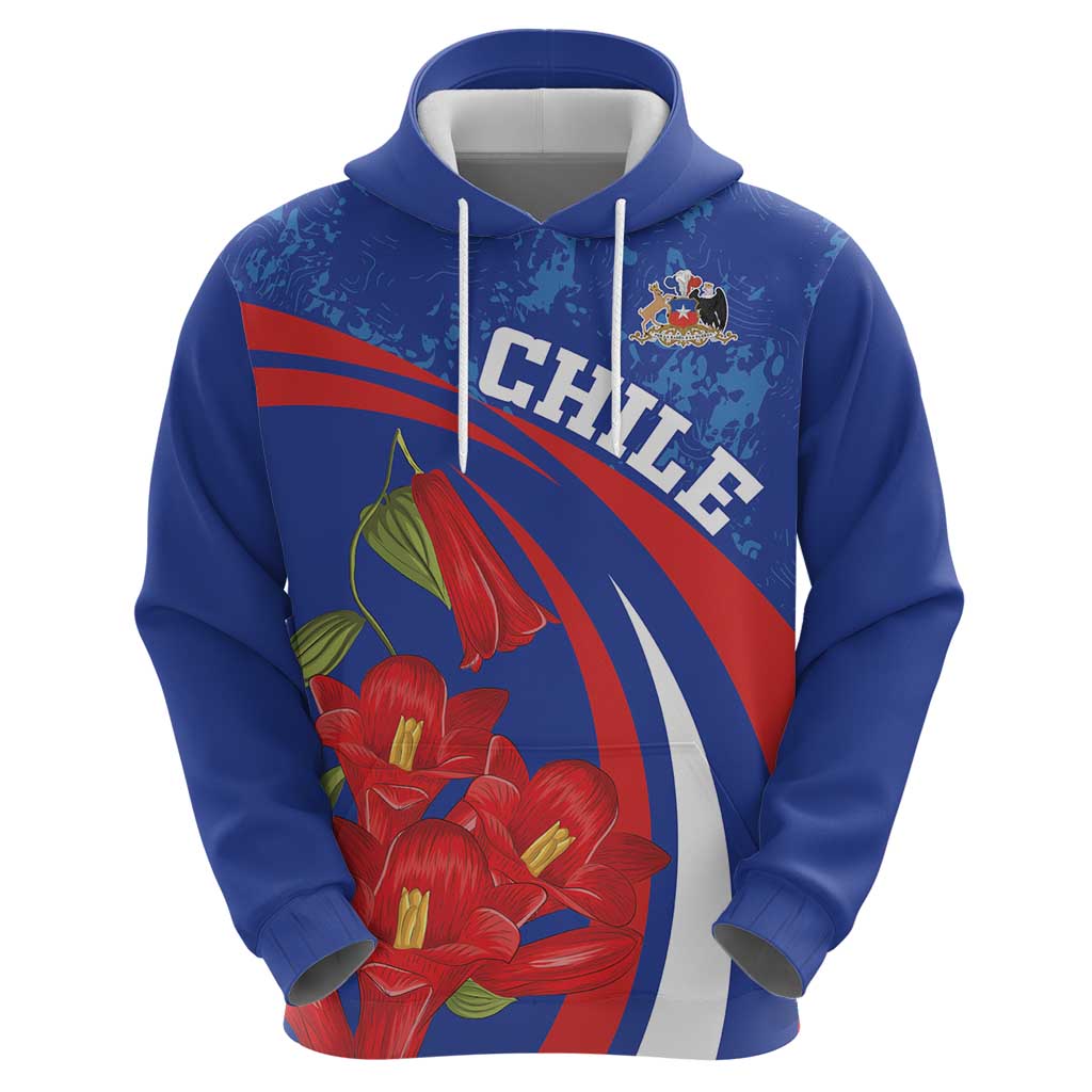 Custom Chile Lapageria Hoodie With Grunge Style LT18