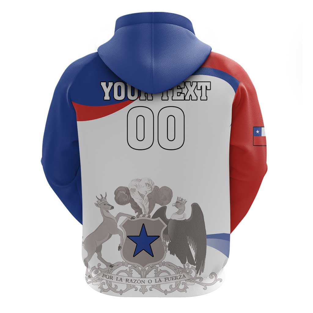 Custom Fiestas Patrias Chile Hoodie Coat Of Arms LT18