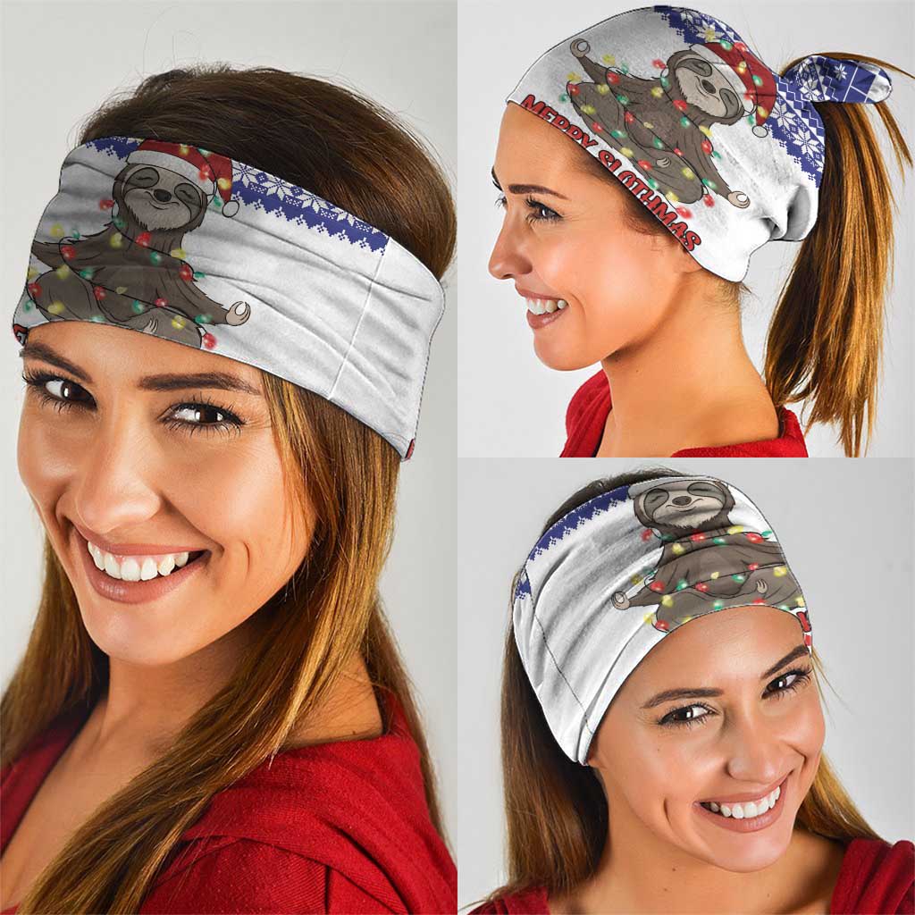 Costa Rica Christmas Neck Gaiter Merry Slothmas LT18