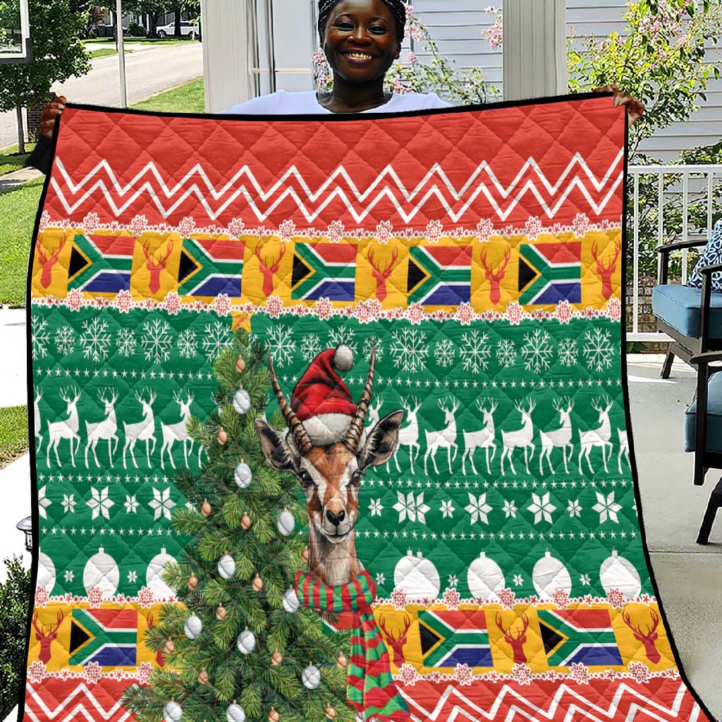 South Africa Springbok Quilt Christmas Tree - Lightning Art LT18