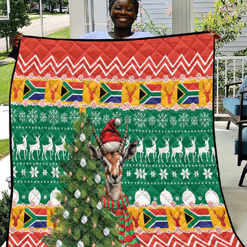 South Africa Springbok Quilt Christmas Tree - Lightning Art LT18