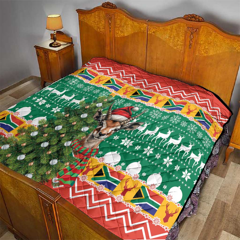South Africa Springbok Quilt Christmas Tree - Lightning Art LT18