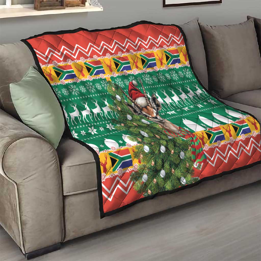 South Africa Springbok Quilt Christmas Tree - Lightning Art LT18