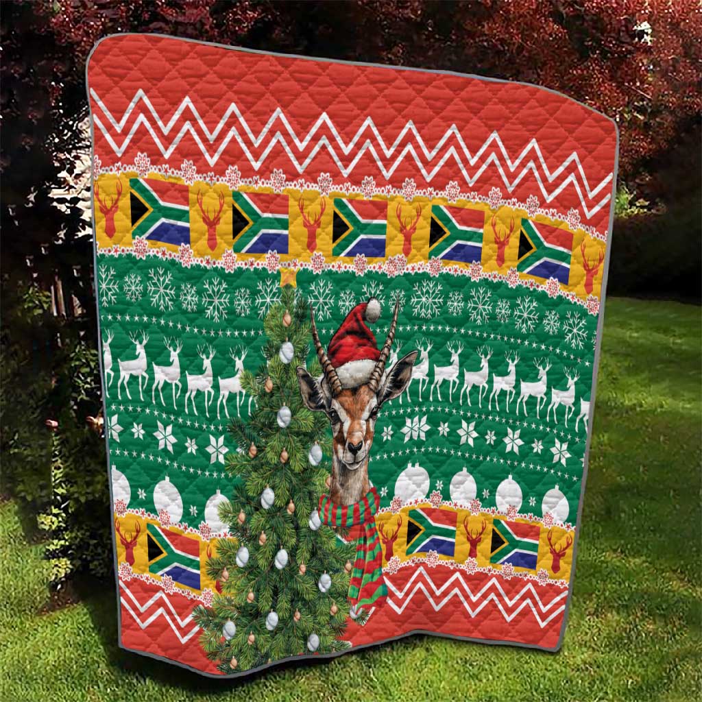 South Africa Springbok Quilt Christmas Tree - Lightning Art LT18