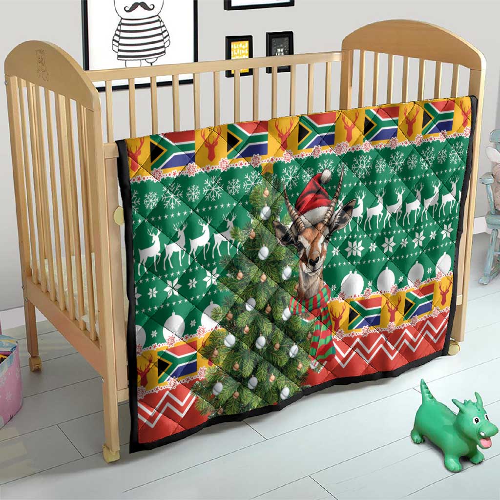 South Africa Springbok Quilt Christmas Tree - Lightning Art LT18