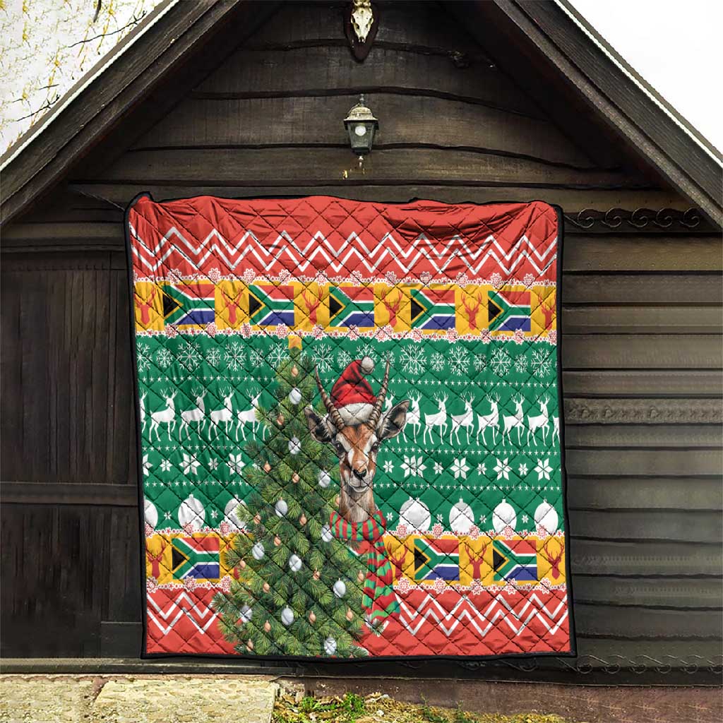 South Africa Springbok Quilt Christmas Tree - Lightning Art LT18