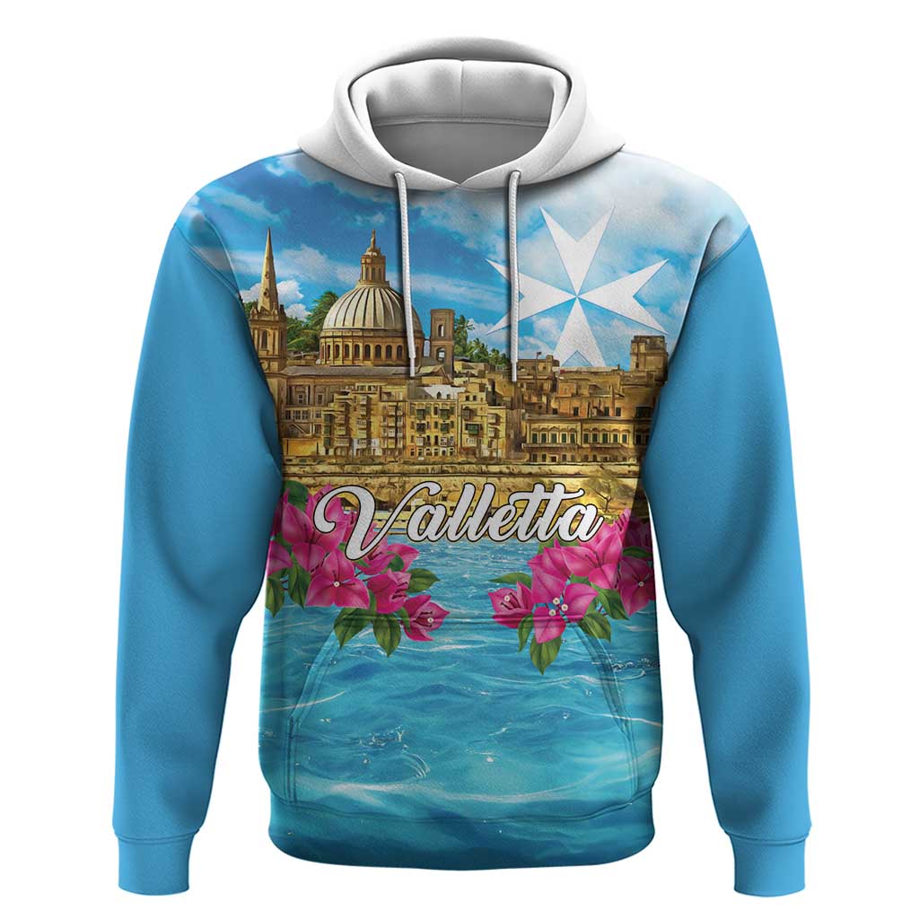 Personalized Malta Hoodie Valletta Capital Maltese Cross LT18
