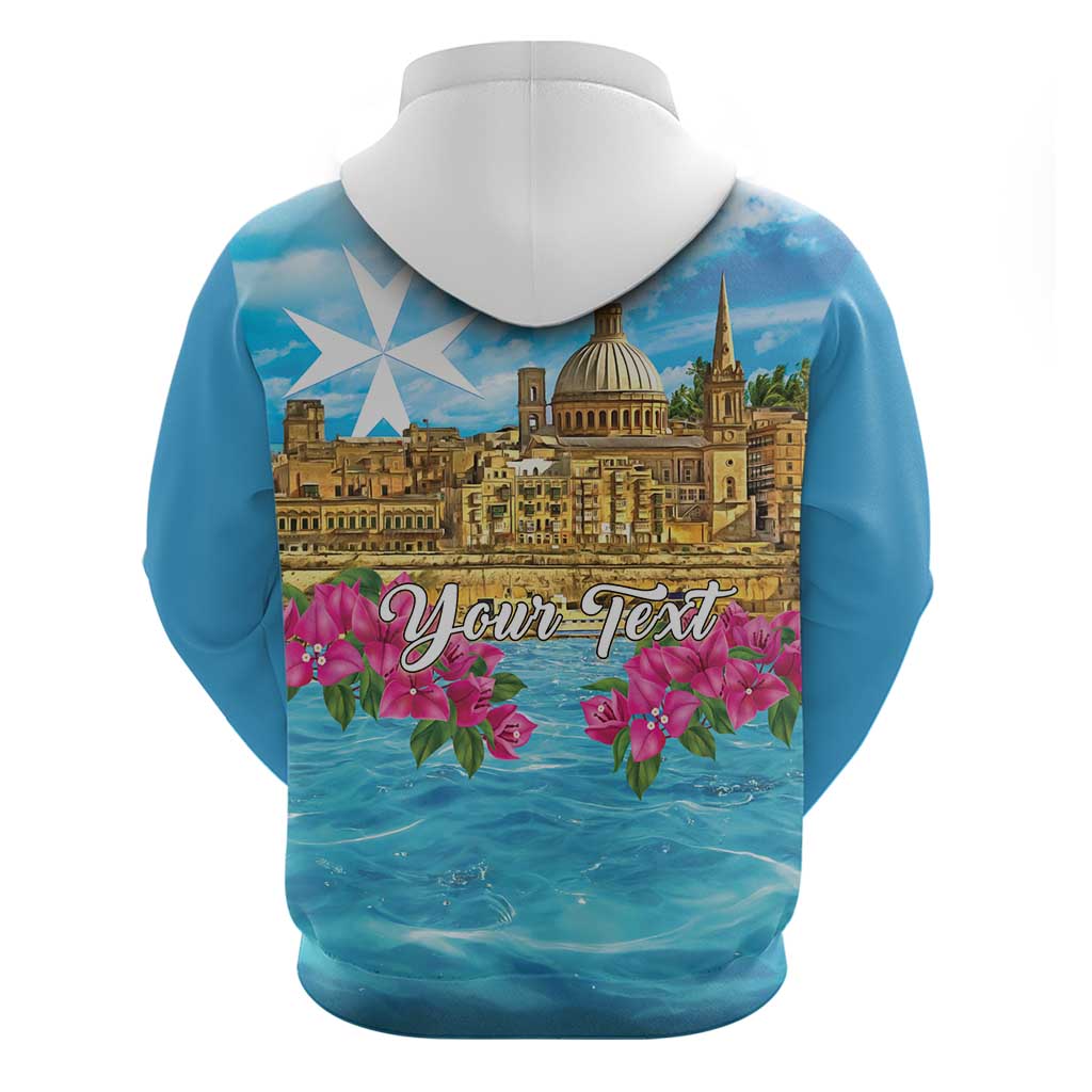 Personalized Malta Hoodie Valletta Capital Maltese Cross LT18