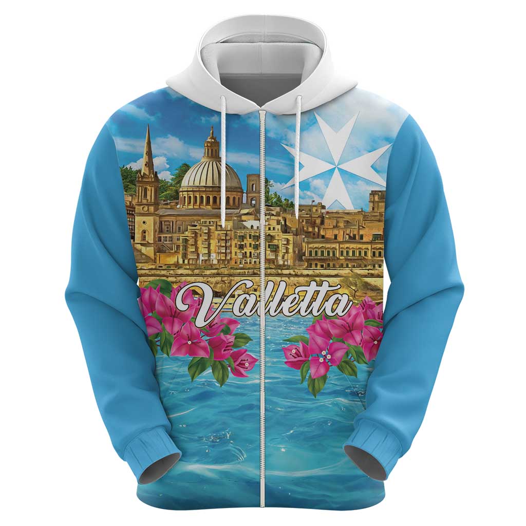 Personalized Malta Hoodie Valletta Capital Maltese Cross LT18