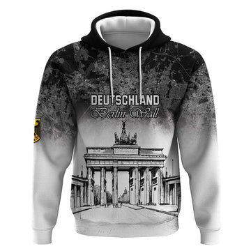 Personalized Germany Berlin Wall Hoodie Tag der Deutschen Einheit LT18