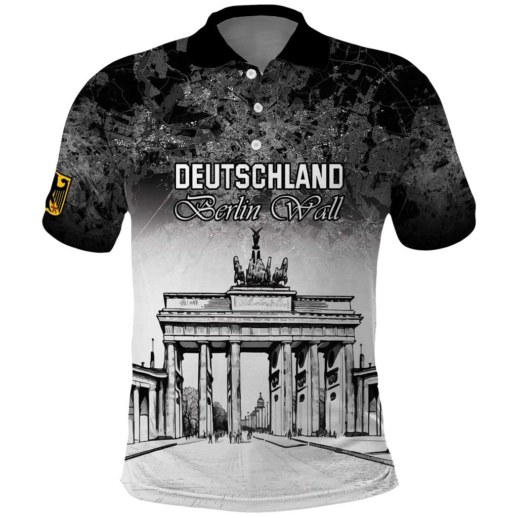 Personalized Germany Berlin Wall Polo Shirt Tag der Deutschen Einheit LT18
