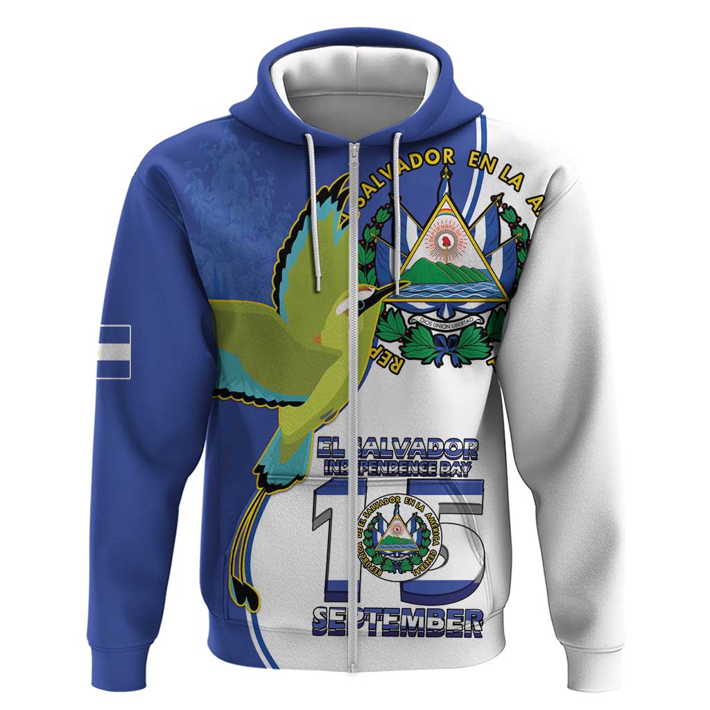 El Salvador Independence Day Hoodie Dios Union Libertad LT18