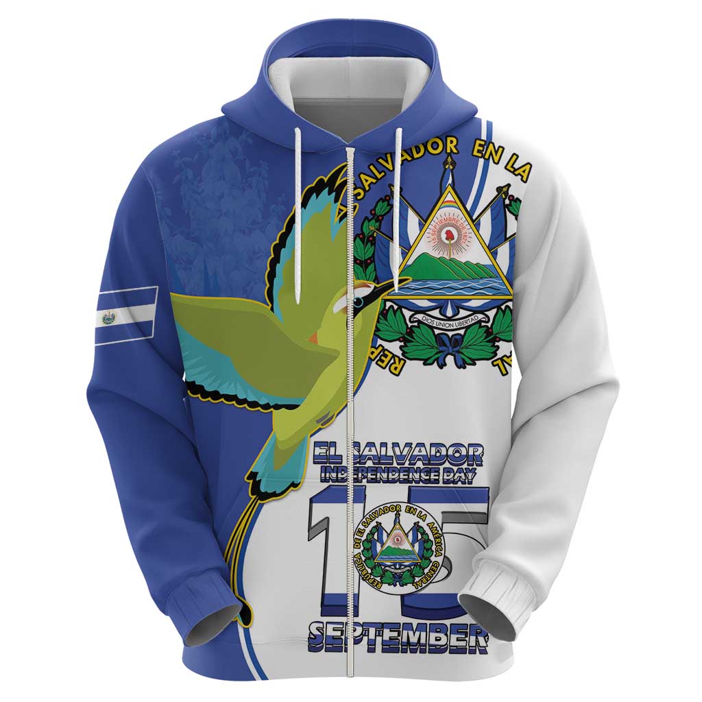 El Salvador Independence Day Hoodie Dios Union Libertad LT18