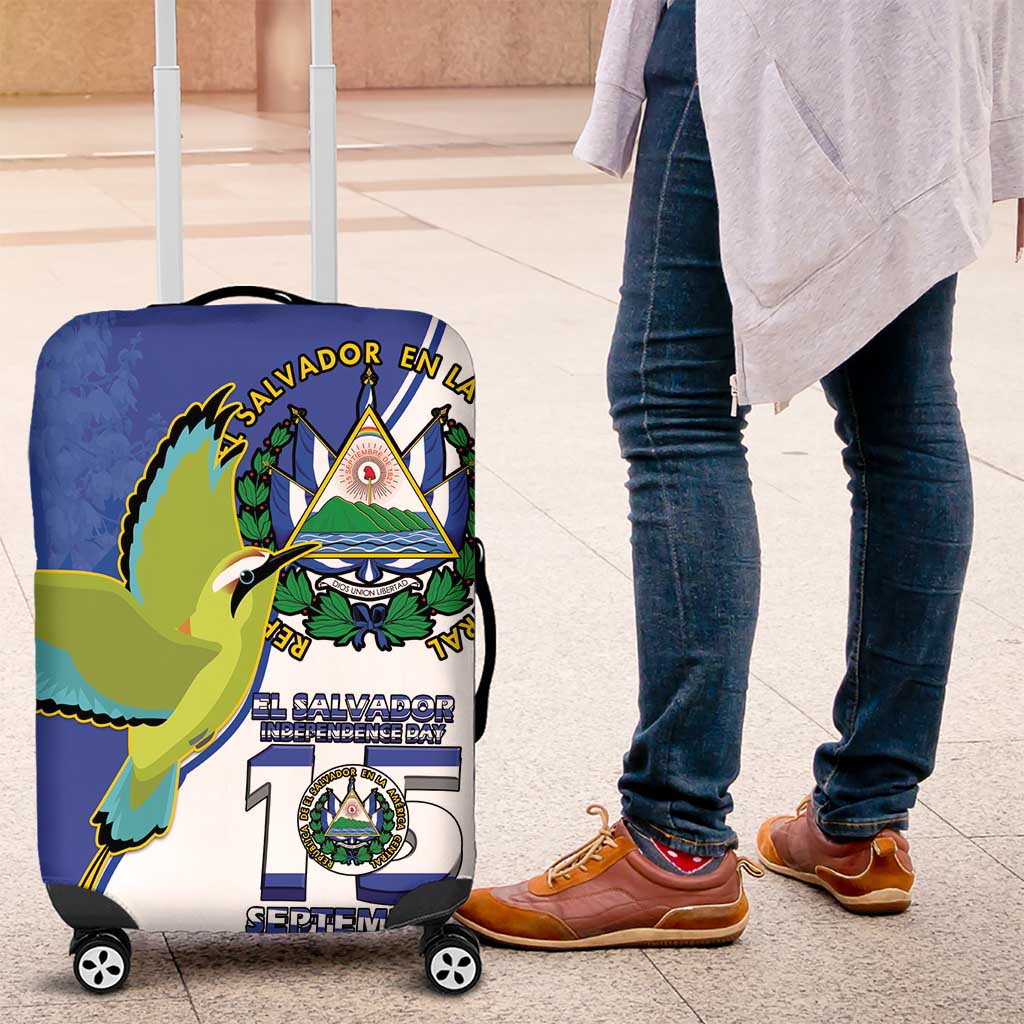 El Salvador Independence Day Luggage Cover Dios Union Libertad LT18