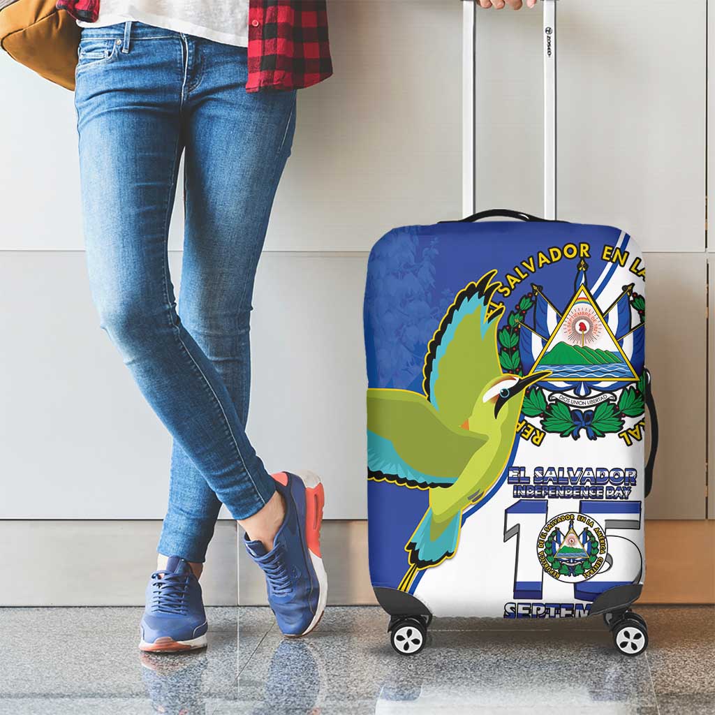 El Salvador Independence Day Luggage Cover Dios Union Libertad LT18