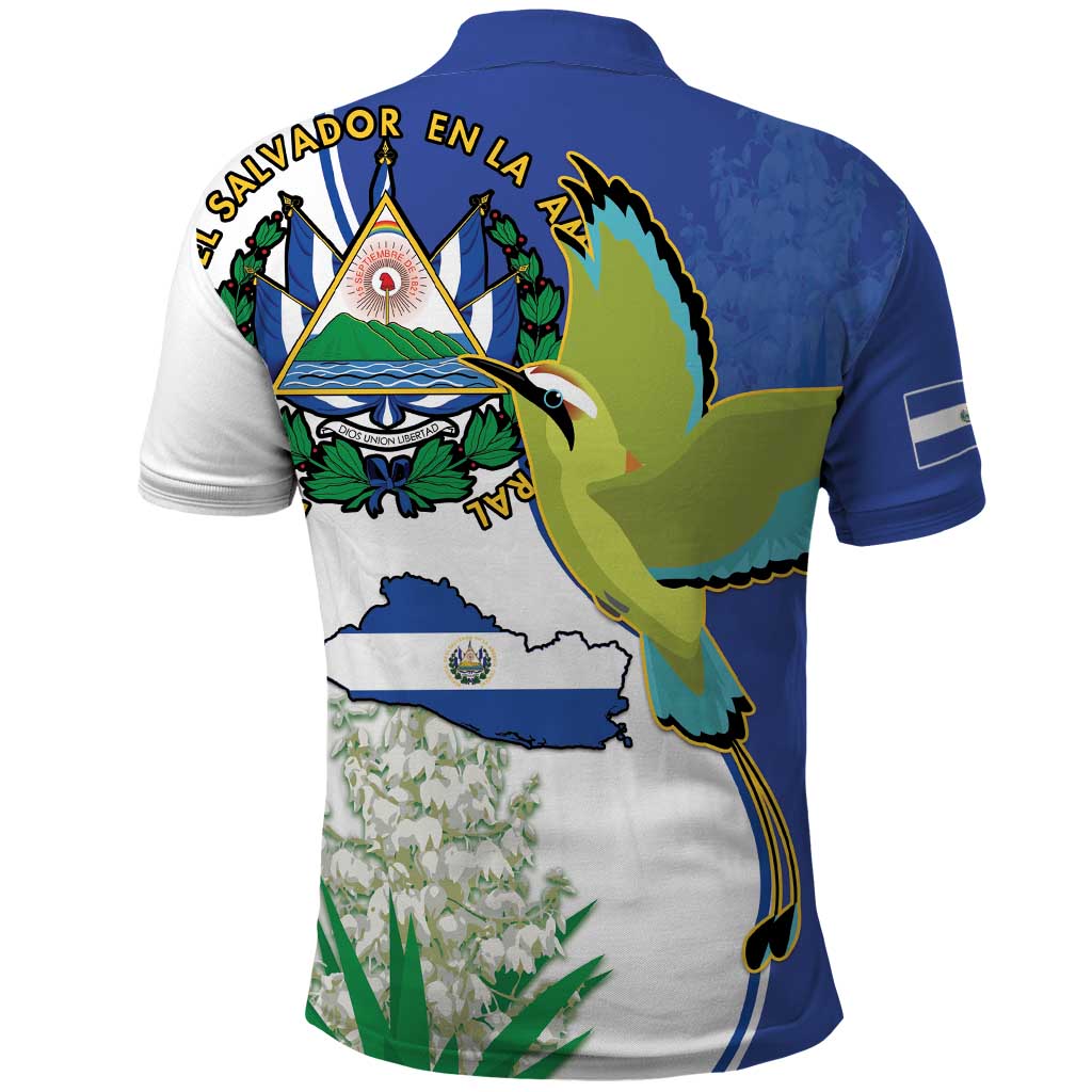 El Salvador Independence Day Polo Shirt Dios Union Libertad LT18