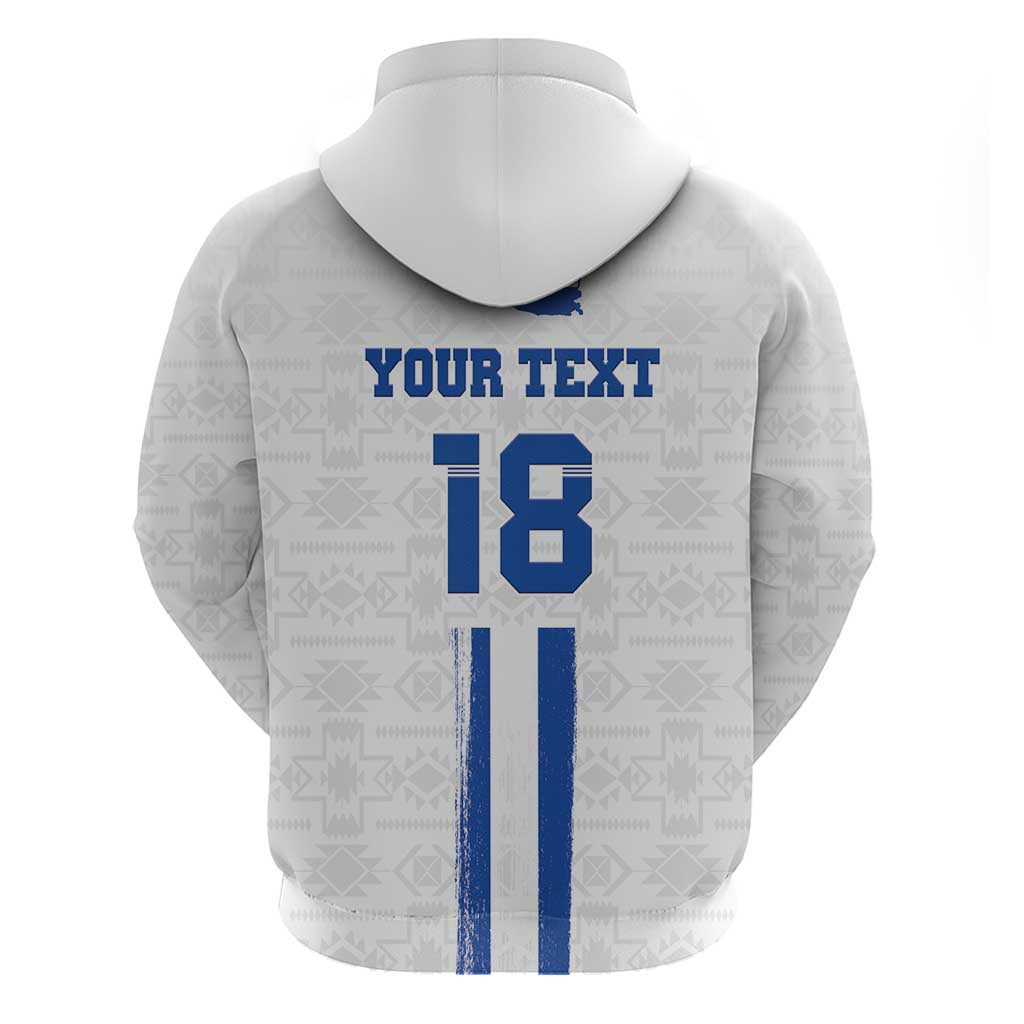 Custom El Salvador Football Hoodie La Selecta Sporty Style LT18