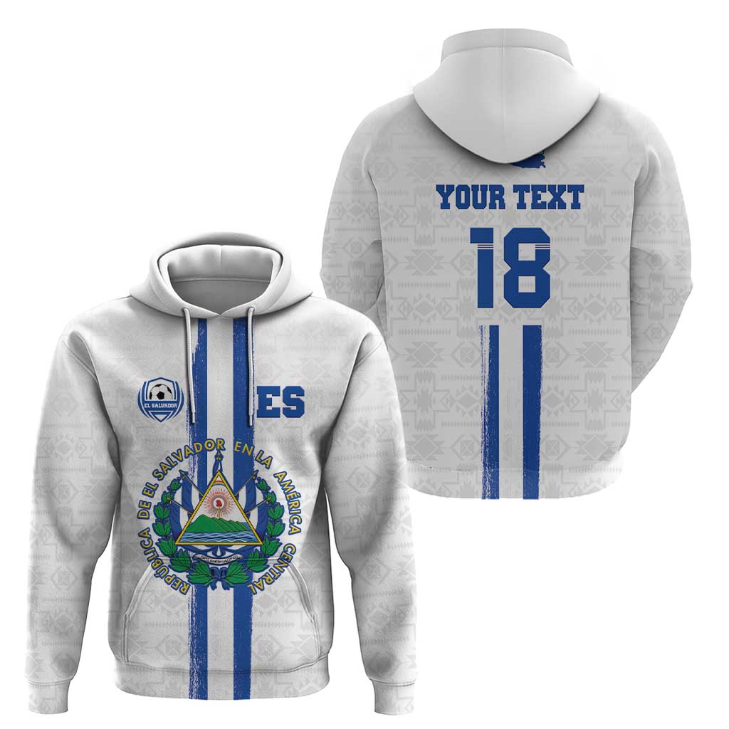 Custom El Salvador Football Hoodie La Selecta Sporty Style LT18