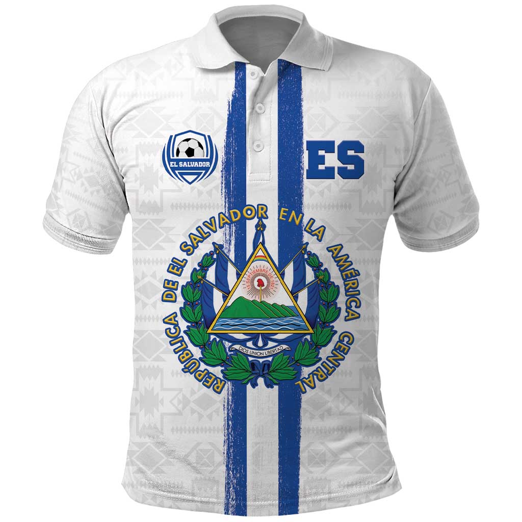 Custom El Salvador Football Polo Shirt La Selecta Sporty Style LT18