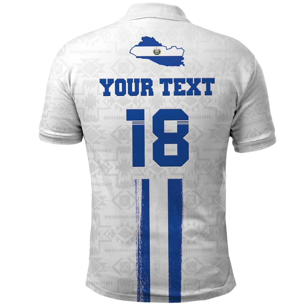 Custom El Salvador Football Polo Shirt La Selecta Sporty Style LT18
