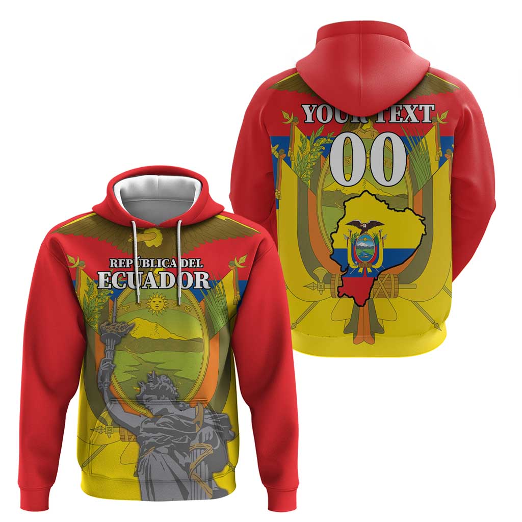 Custom Ecuador Independence Day 1809 Hoodie Monumento a la Independencia LT18