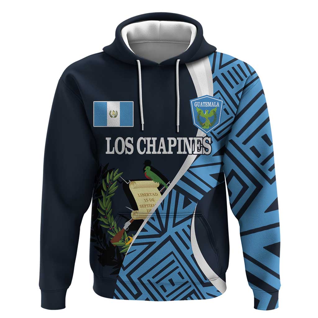 Custom Guatemala Football Hoodie Los Chapines Go Champion LT18