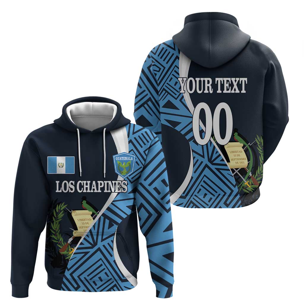 Custom Guatemala Football Hoodie Los Chapines Go Champion LT18