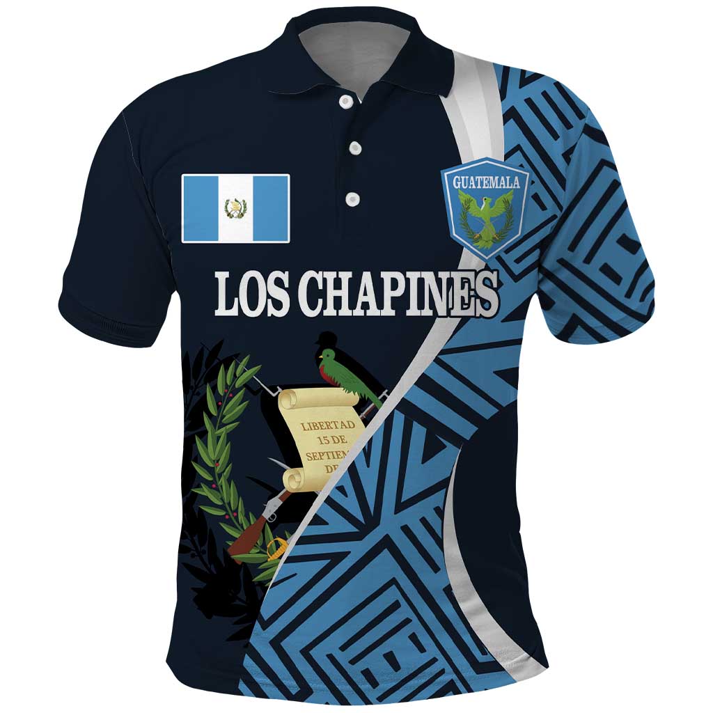 Custom Guatemala Football Polo Shirt Los Chapines Go Champion LT18