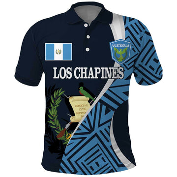 Custom Guatemala Football Polo Shirt Los Chapines Go Champion LT18