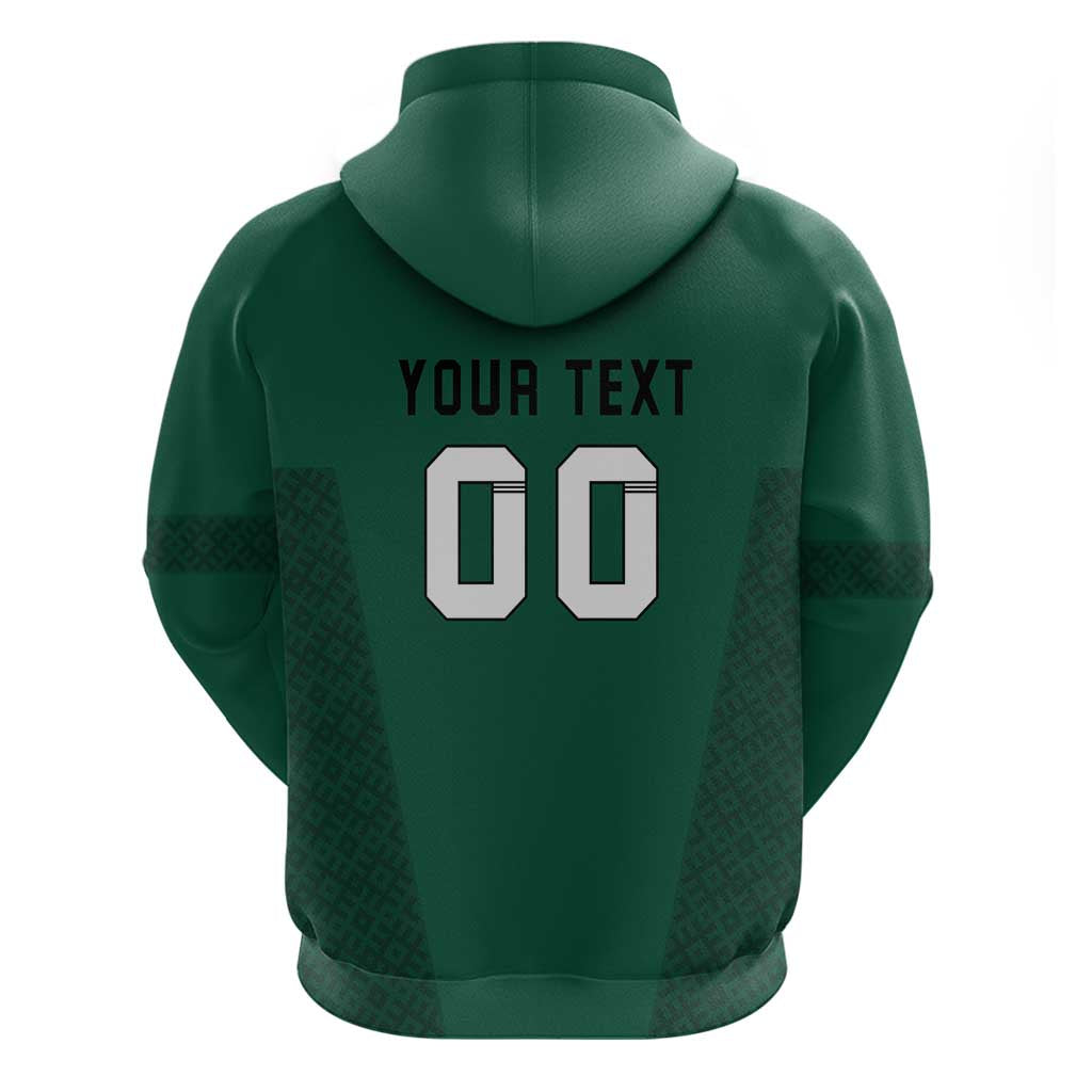 Custom Lithuania Football Hoodie Vytis Lithuanian Lietuva Green Version LT18