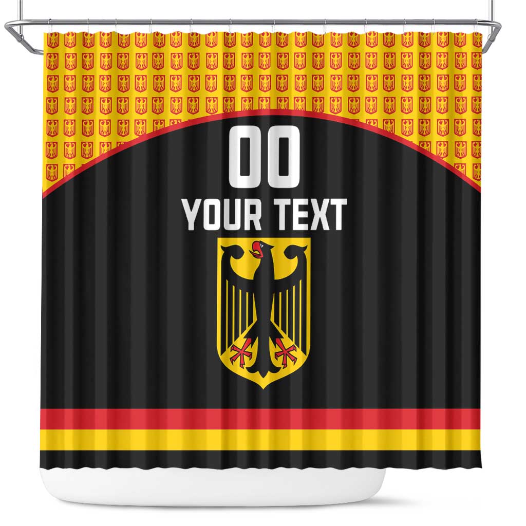 Custom Germany Hockey Shower Curtain Trager der Adler Flag Style LT18