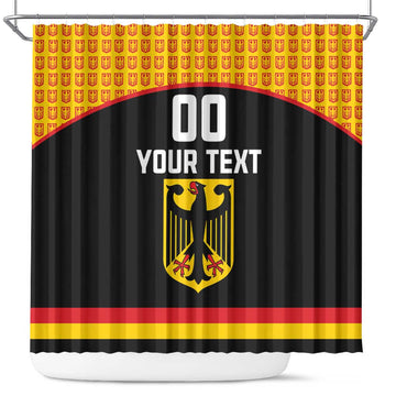 Custom Germany Hockey Shower Curtain Trager der Adler Flag Style LT18