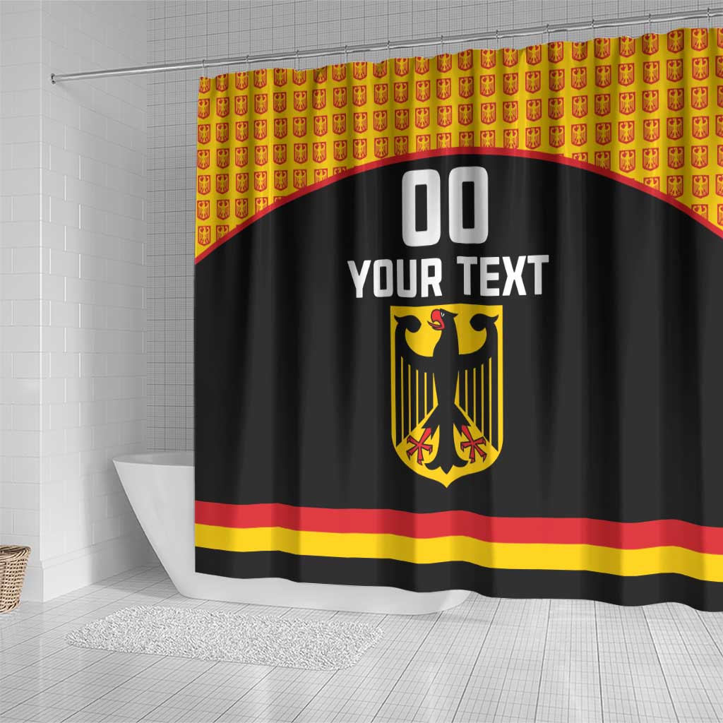 Custom Germany Hockey Shower Curtain Trager der Adler Flag Style LT18