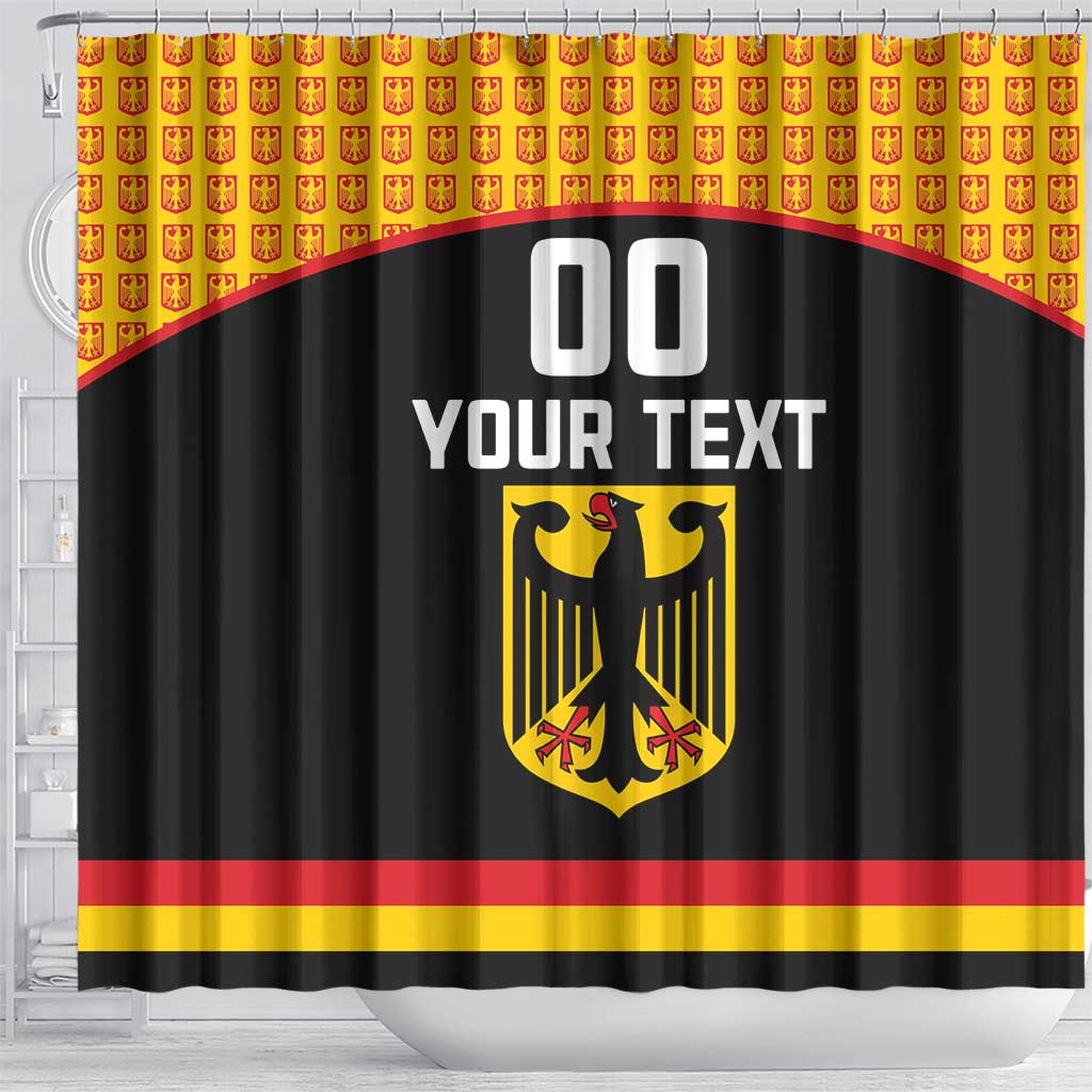 Custom Germany Hockey Shower Curtain Trager der Adler Flag Style LT18