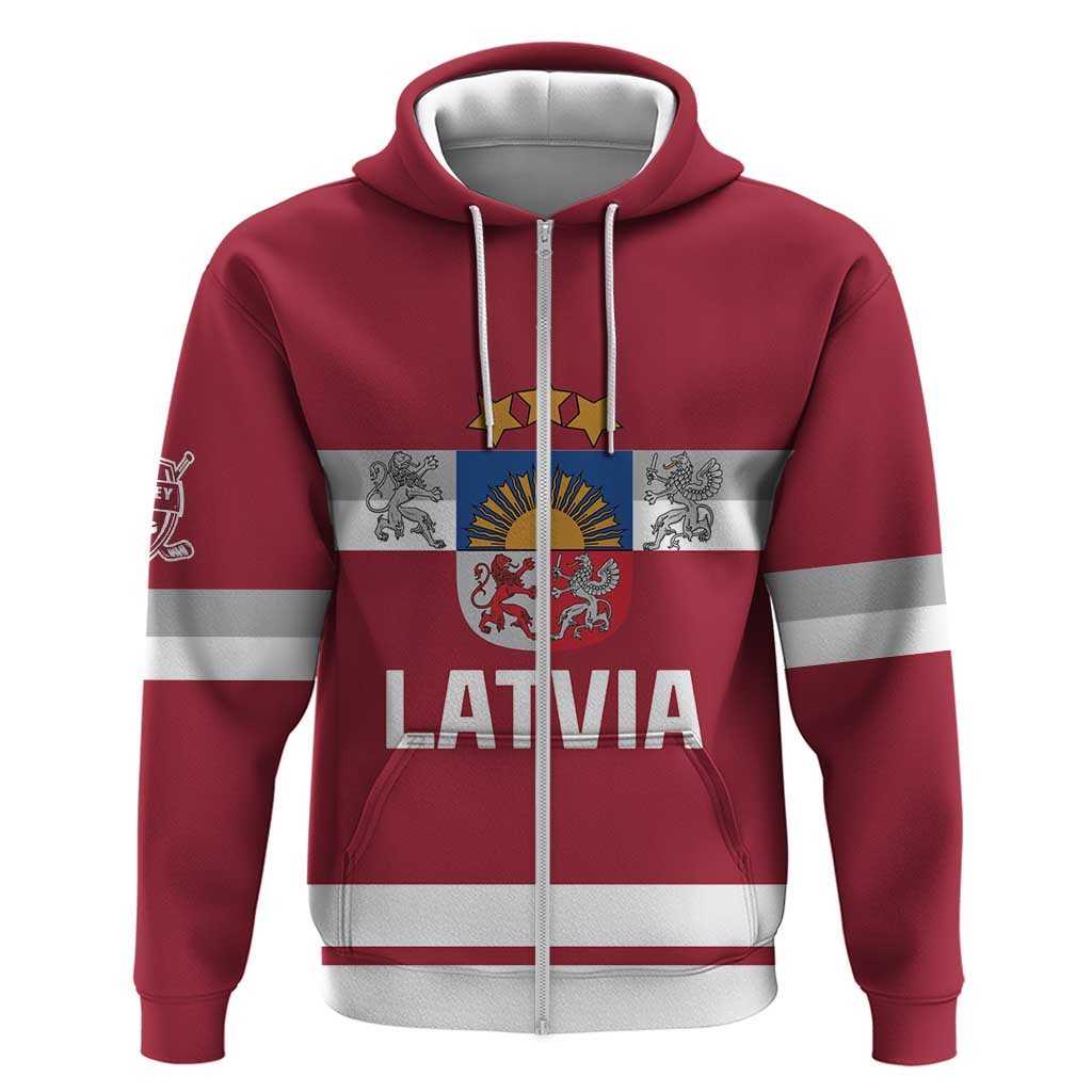 Custom Latvia Hockey Hoodie Latvijas Go Champions LT18
