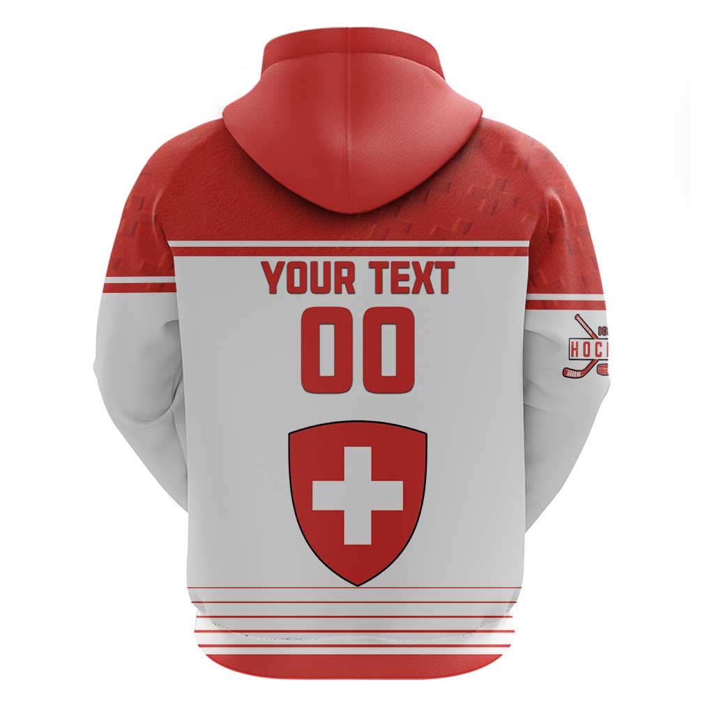 Custom Switzerland Hockey Hoodie Come On La Nati LT18
