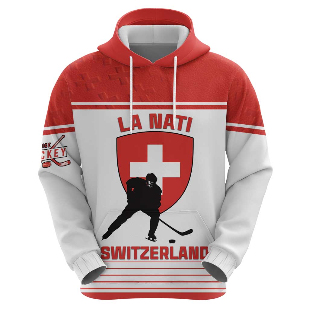 Custom Switzerland Hockey Hoodie Come On La Nati LT18