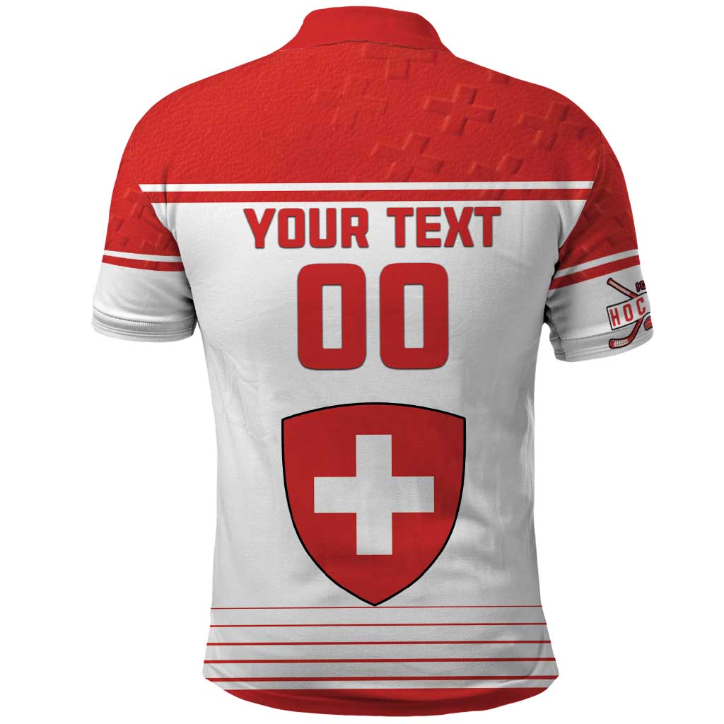 Custom Switzerland Hockey Polo Shirt Come On La Nati LT18