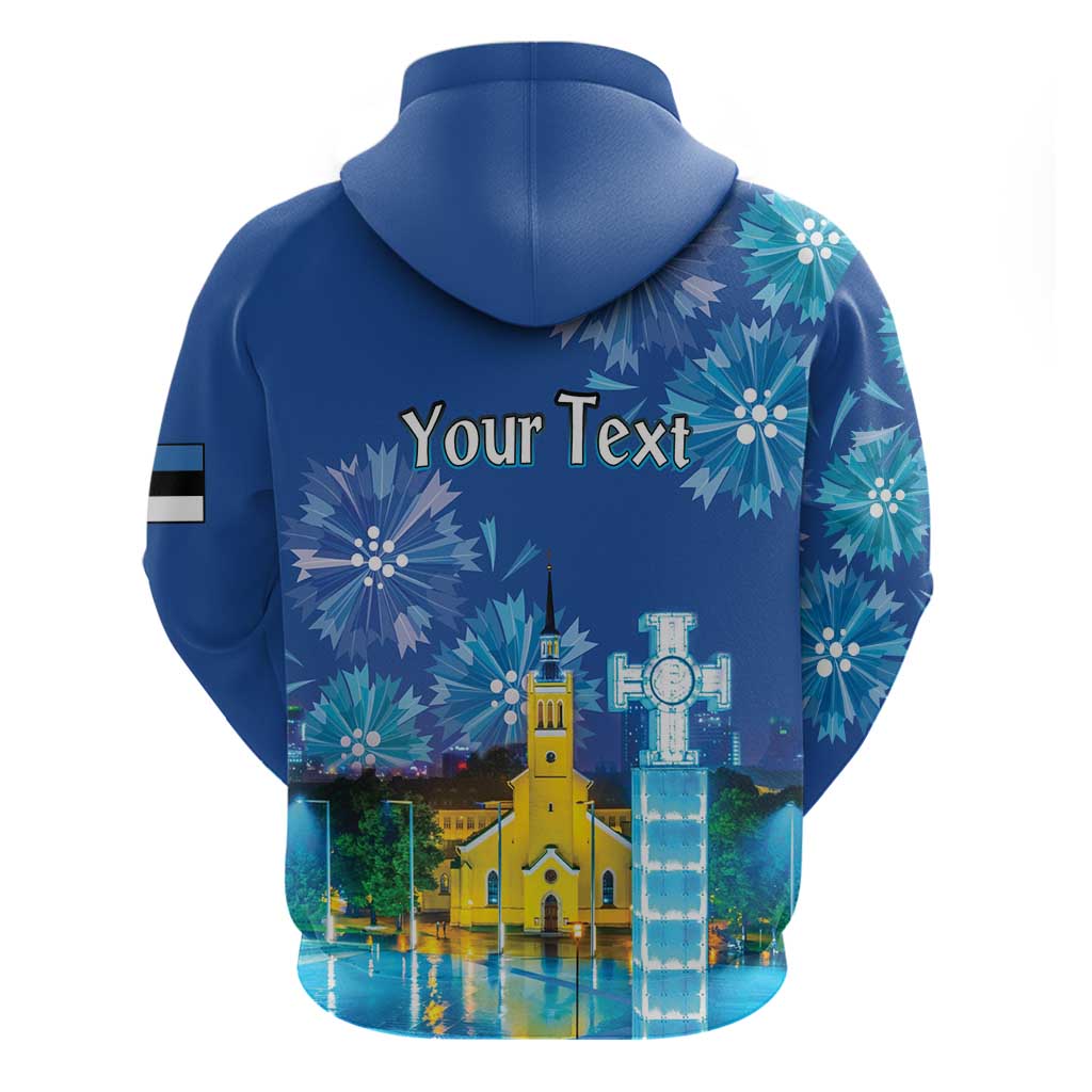 Personalized Estonian Restoration of Independence Hoodie Freedom Square Tallinn Capital LT18