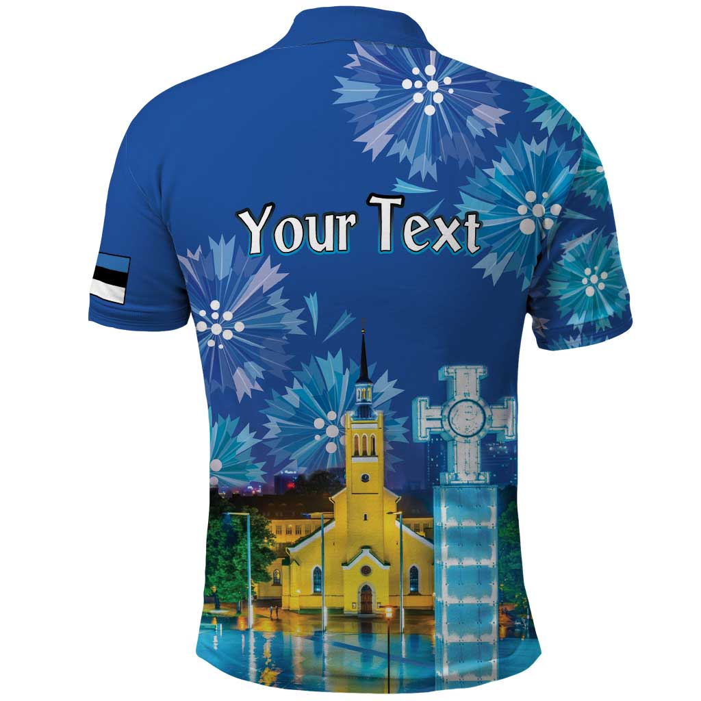 Personalized Estonian Restoration of Independence Polo Shirt Freedom Square Tallinn Capital LT18