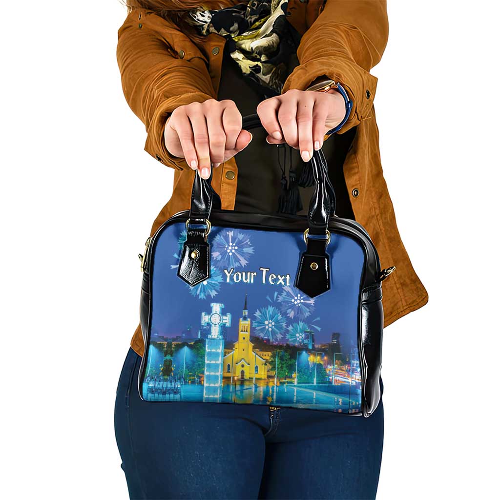 Personalized Estonian Restoration of Independence Shoulder Handbag Freedom Square Tallinn Capital LT18